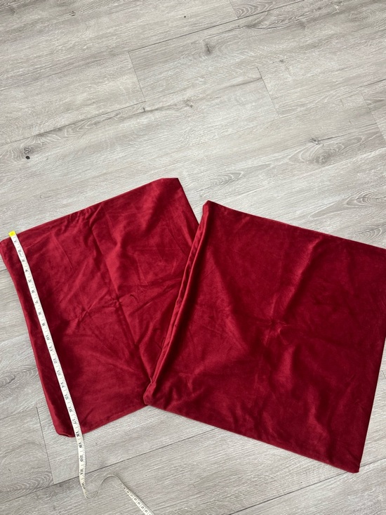 Other - Plush Velvet Pillow Covers - Deep Wine Red (Set of 2)